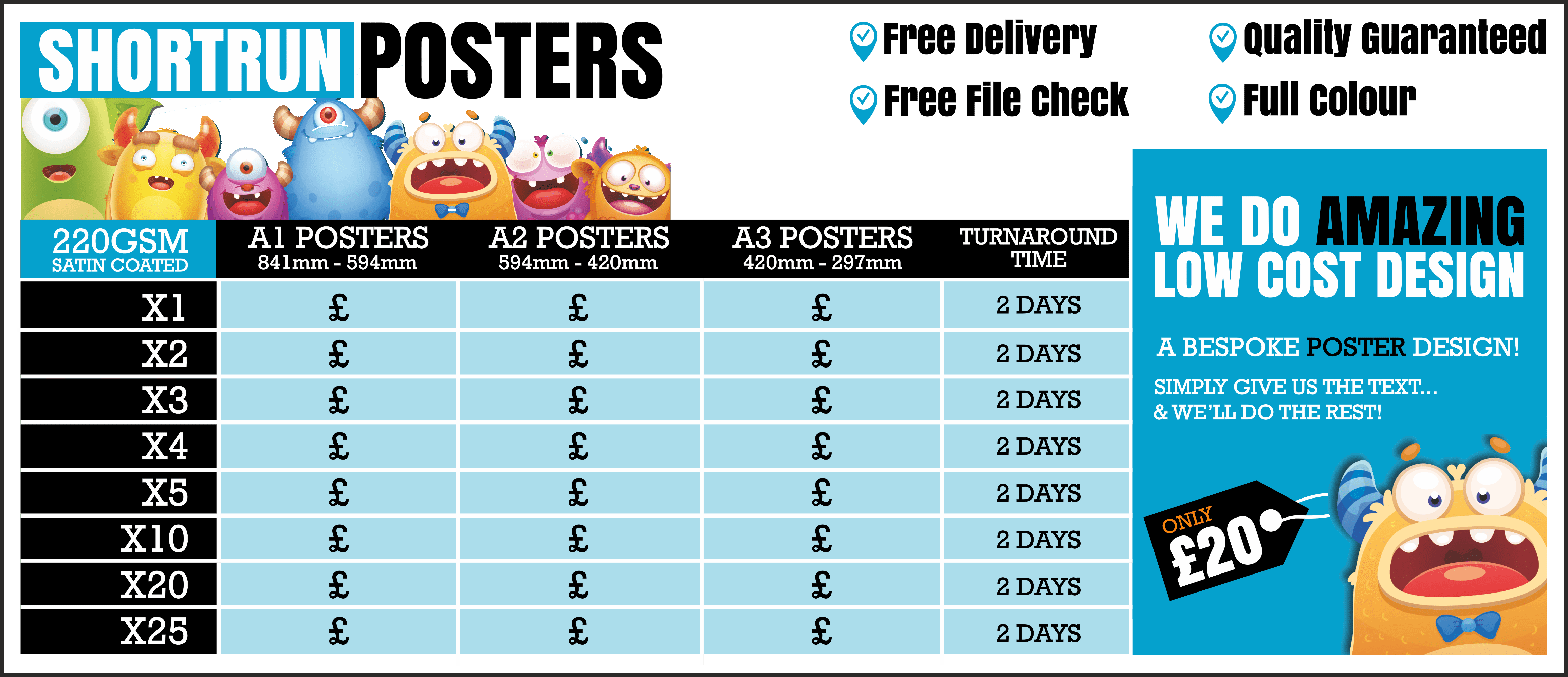 Poster Printing Prices